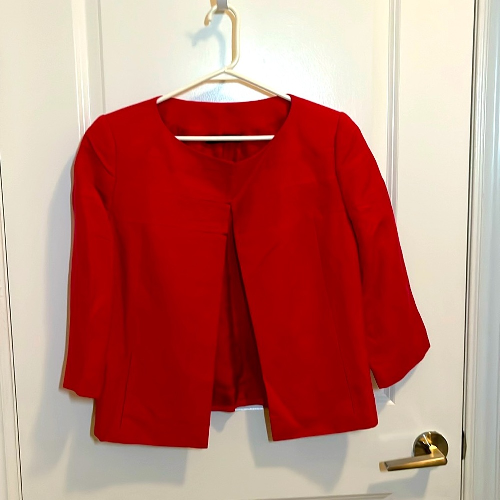 Episode red blazer size M, 3/4 sleeves